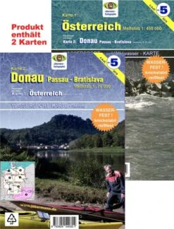 Jübermann Wassersportkarte 5 Österreich/Donau -BootsProfi Werkstatt 2940050 19 720x600