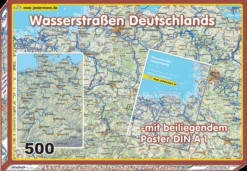 Jübermann Puzzle Wasserstraßen Deutschlands